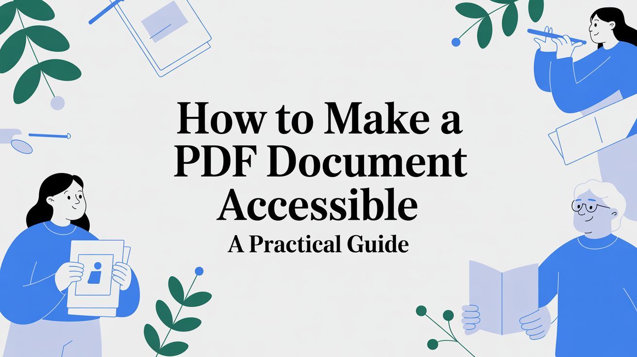 How to Make a PDF Document Accessible a Practical Guide