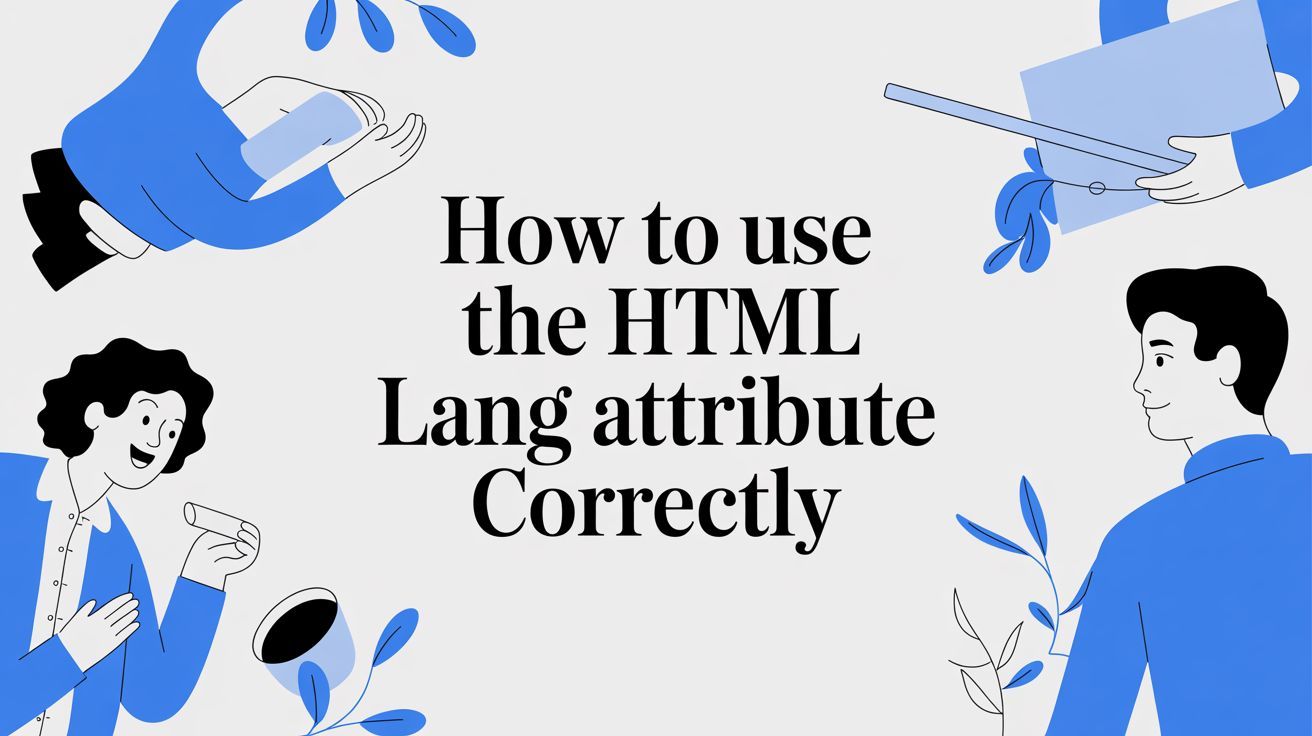 How to Use the HTML Lang Attribute Correctly
