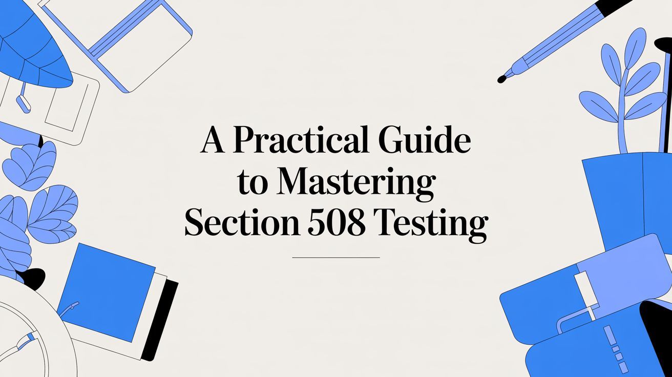 A Practical Guide to Mastering Section 508 Testing