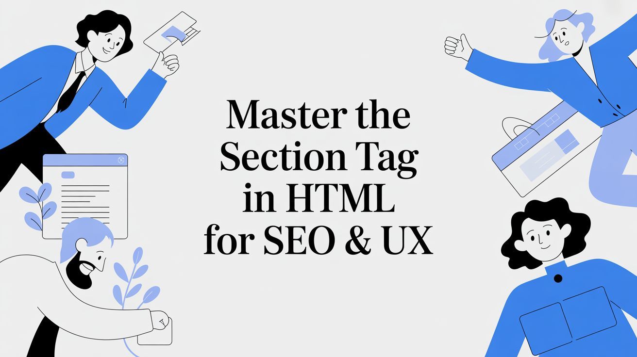 Master the section tag in html for SEO & UX
