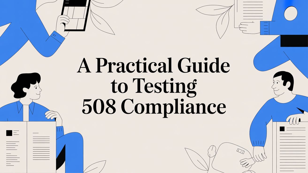 A Practical Guide to Testing 508 Compliance