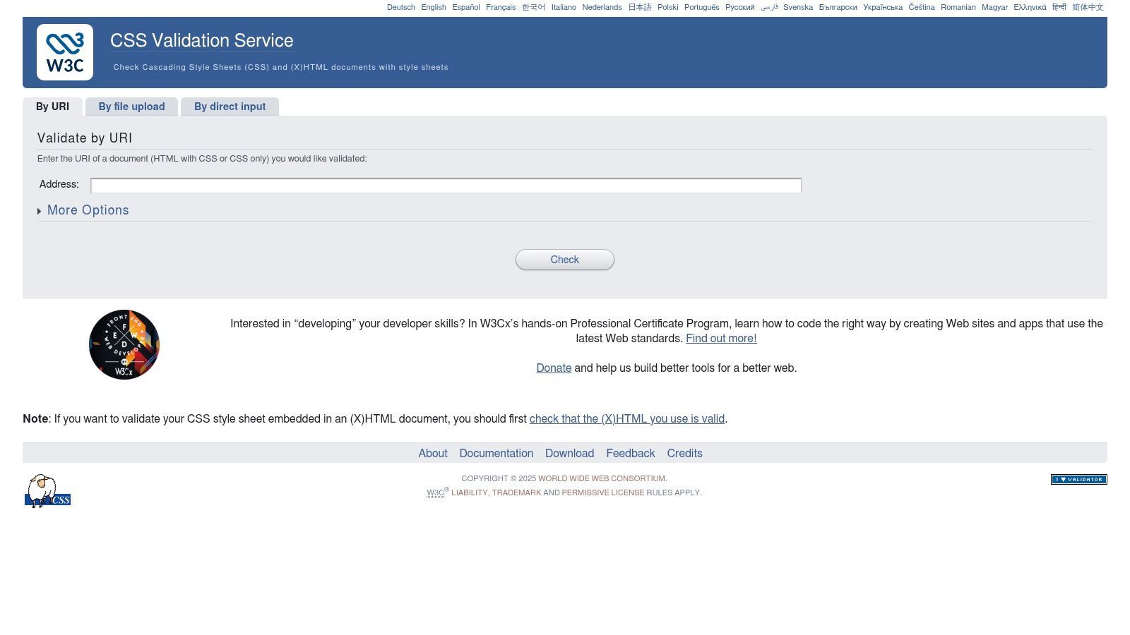Image for w-3-c-css-validator-content